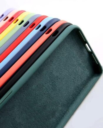 Para o iphone 7 6 6s 8 mais caso de luxo original de silicone líquido capa mole para iphone 11 12 pro x xr xs max caso de telefone à prova de choque