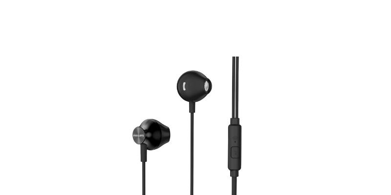 PHILIPS Fone de Ouvido com Microfone TAUE101BK/00 Com fio de 1 2 metros intra-auricular Preto