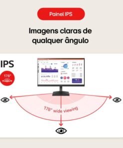 Monitor PC Gamer LG 24MS500 24” IPS 100Hz Full HD HDMI 2x